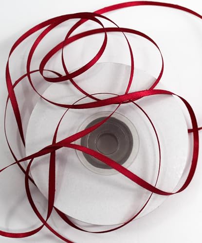 CaPiSo 100m Satinband 3mm Schleifenband Geschenkband Dekoband Satin Hochzeit Weihnachten Weihnachtsband (Kardinalrot) CaPiSo 100m Satinband 3mm Schleifenband Geschenkband Dekoband Satin Hochzeit Weihnachten Weihnachtsband (Kardinalrot) von CaPiSo