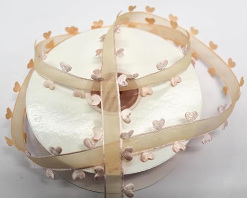 CaPiSo 20mm Organza mit Herz Geschenkband Schleife Herzen Dekoband Herzband Organzaband Hochzeit Weihnachten Geschenkschleife CaPiSo 20mm Organza mit Herz Geschenkband Schleife Herzen Dekoband Herzband Organzaband Hochzeit Weihnachten Geschenkschleife von CaPiSo