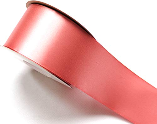 CaPiSo 22m Schleifenband 50mm Satinband Geschenkband Dekorationsband Satinschleifenband Hochzeit Weihnachten (Altrosa) von CaPiSo
