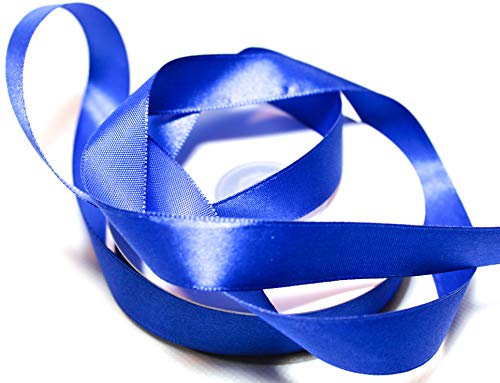CaPiSo 25m 15mm Satinband 1,5 cm Dekoband Weihnachten Schleifenband Geschenkband Dekorationsband (Marineblau) von CaPiSo