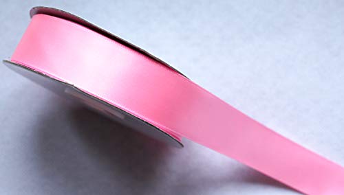 CaPiSo 25m doppelseitiges 15mm Satinband Premium-Qualität Schleifenband Satin Dekoband Geschenkband beidseitig (Rosa) von CaPiSo