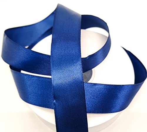 CaPiSo Satinband 25m x 25mm Taftband Schleifenband Satin Geschenkband DEKOBAND (Nachtblau) von CaPiSo