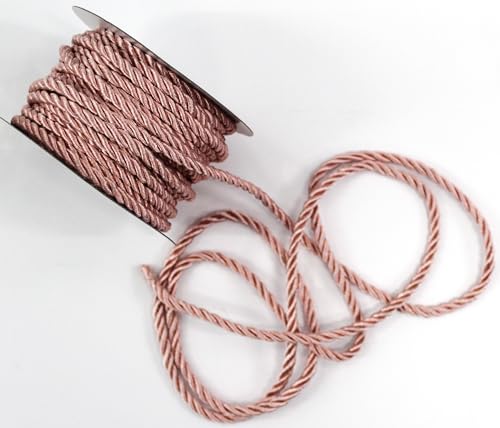 Kordel ca.15m x 4mm Drehkordel KORDELBAND Dekoband SCHLEIFENBAND Schnur (Altrosa) von CaPiSo