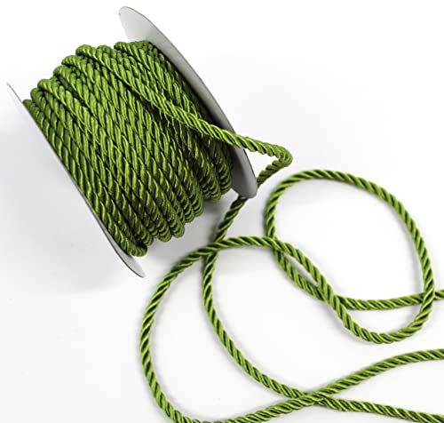 Kordel ca.15m x 4mm Drehkordel KORDELBAND Dekoband SCHLEIFENBAND Schnur (Olivgrün) von CaPiSo