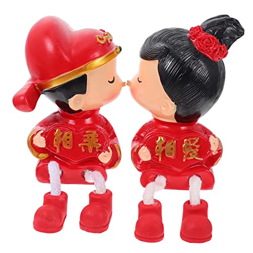 Cabilock 1 Paar Braut und Bräutigampuppe Dekorationen Hochzeitstortenfiguren Jubiläum ihr Kuchendeckel Hochzeitstorte Topper Paare Paardekor paar statue paar figur Paarstatue Harz rot Cabilock 1 Paar Braut und Bräutigampuppe Dekorationen Hochzeitstortenfiguren Jubiläum ihr Kuchendeckel Hochzeitstorte Topper Paare Paardekor paar statue paar figur Paarstatue Harz rot von Cabilock