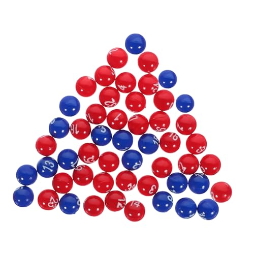 Cabilock 1 Packung Kleine Lotteriekugeln aus Kunststoff Nummerierte Bingo Bälle für Verlosungen und Partyspiele mit Leuchtenden Farben und Klaren Zahlen Cabilock 1 Packung Kleine Lotteriekugeln aus Kunststoff Nummerierte Bingo Bälle für Verlosungen und Partyspiele mit Leuchtenden Farben und Klaren Zahlen von Cabilock