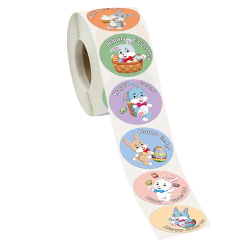 Cabilock 1 Rolle 500st Osteraufkleber Klare Aufkleberetiketten Aufkleber Für Wasserflaschen Ostern Themenkorb -siegelaufkleber Stuffer Osterschokolade Füllstoffe Kupferplattenaufkleber Cabilock 1 Rolle 500st Osteraufkleber Klare Aufkleberetiketten Aufkleber Für Wasserflaschen Ostern Themenkorb -siegelaufkleber Stuffer Osterschokolade Füllstoffe Kupferplattenaufkleber von Cabilock