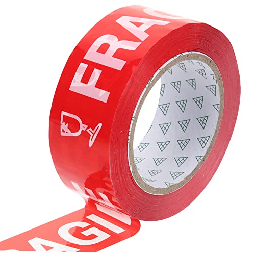 Cabilock 1 Rolle Fragile Warnband Klebeband für Versand Verpackung Selbstklebendes Zerbrechlich Tape für Kleine Unternehmen Sichere Zerbrechlicher von Cabilock