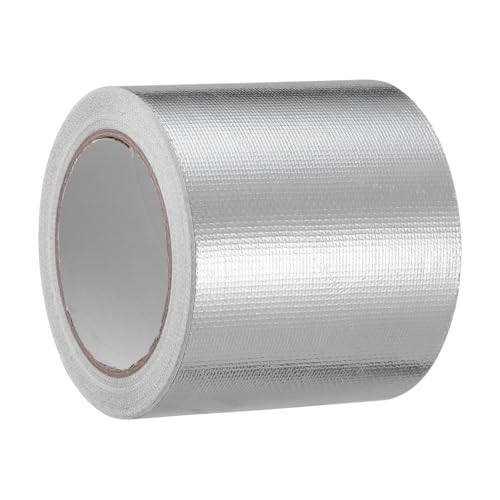 Cabilock 1 Rolle Glasfasergewebe-aluminiumfolienband Beständig Hoch Isoliert Für Hitze Isolierung Temperatur Kanalisation Rohr Garage Glasfasertuch Aluminiumfolie Klebeband Silver Cabilock 1 Rolle Glasfasergewebe-aluminiumfolienband Beständig Hoch Isoliert Für Hitze Isolierung Temperatur Kanalisation Rohr Garage Glasfasertuch Aluminiumfolie Klebeband Silver von Cabilock