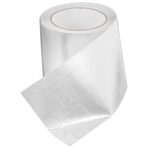 Cabilock 1 Rolle Hitzebeständiges Aluminium Klebeband Hochtemperatur Isolierband für Rohrkanäle Dichtungen und Reparaturen Robuste Haftung und Brandschutzsicher von Cabilock