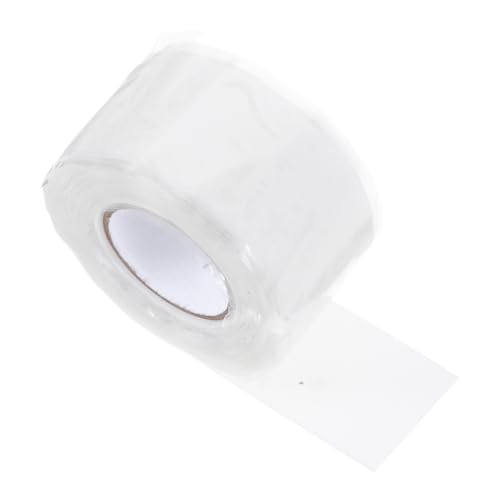 Cabilock 1 Rolle Reparaturband Für Wasserrohrlecks Leckreparaturband Für Wasserleitungen Leckband Stoppen Reparaturband Für Schläuche Wasserdichtes Klebeband Für Lecks Silikon-gummi Weiß von Cabilock