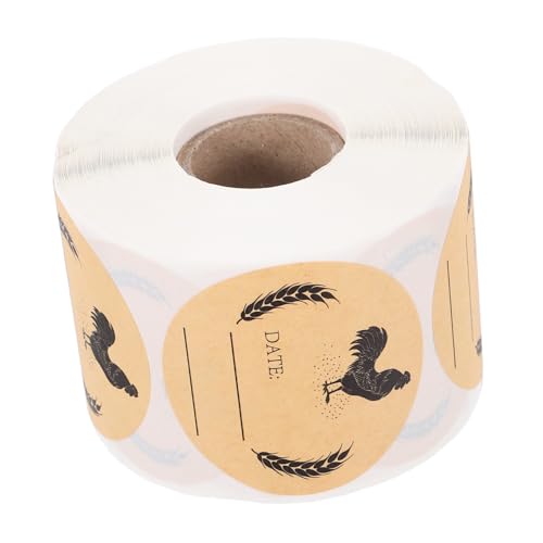 Cabilock 1 Rolle Runde Eierkarton Aufkleber mit Sammlungdatum Selbstklebende Etiketten für Hühnereier für Organisation von Verpackungen Vielseitig Einsetzbar der Küche Cabilock 1 Rolle Runde Eierkarton Aufkleber mit Sammlungdatum Selbstklebende Etiketten für Hühnereier für Organisation von Verpackungen Vielseitig Einsetzbar der Küche von Cabilock