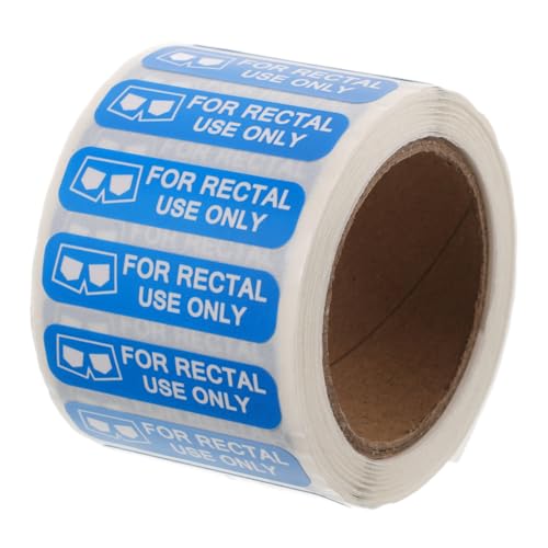Cabilock 1 Rolle Streichaufkleber geformt UV klebrig schälen Aufkleber nur für den rektalen Gebrauch lustige Aufkleber für Erwachsene Streich Aufkleber Shorts-Aufkleber Blue von Cabilock