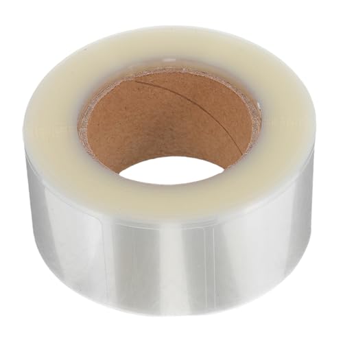 Cabilock 1 Rolle Wasserdichte Transparente Aufkleber für Nummern und Lebensmittelbeschriftungen Rolle für Büro und Supermarkt von Cabilock