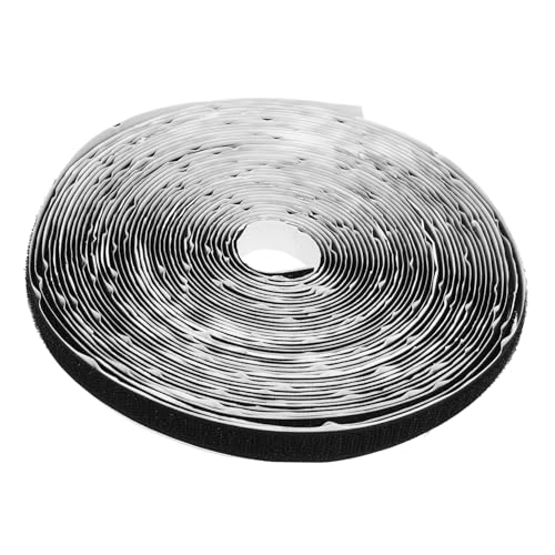 Cabilock 1 Rolle selbstklebendes Klebeband Weiß doppelseitiges klebeband strapazierfähig klebrig Klettband für Stoff für Stoff mit Kleber Nylon Black Cabilock 1 Rolle selbstklebendes Klebeband Weiß doppelseitiges klebeband strapazierfähig klebrig Klettband für Stoff für Stoff mit Kleber Nylon Black von Cabilock