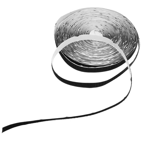 Cabilock 1 Rolle selbstklebendes Klebeband Weiß doppelt Klettband klebrig dünn Klettbänder mit Klebstoff für Kleidung für Stoff mit Kleber Nylon Black Cabilock 1 Rolle selbstklebendes Klebeband Weiß doppelt Klettband klebrig dünn Klettbänder mit Klebstoff für Kleidung für Stoff mit Kleber Nylon Black von Cabilock