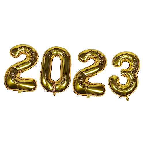 Cabilock 1 Satz 2023 2022 Nummernballon Ballonbogen-Kit mit Ständer Schaumbad new year decoration neujahrsdeko Ballondekor des neuen Jahres Ballon aus Aluminiumfolie Golden Cabilock 1 Satz 2023 2022 Nummernballon Ballonbogen-Kit mit Ständer Schaumbad new year decoration neujahrsdeko Ballondekor des neuen Jahres Ballon aus Aluminiumfolie Golden von Cabilock