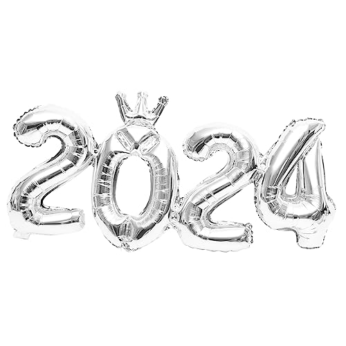 Cabilock Zahlen-folienballon 2024 Großer Zahlenballon Für Abschlussfeiern Partygeschenke Aufblasbare Dekorationen Cabilock Zahlen-folienballon 2024 Großer Zahlenballon Für Abschlussfeiern Partygeschenke Aufblasbare Dekorationen von Cabilock