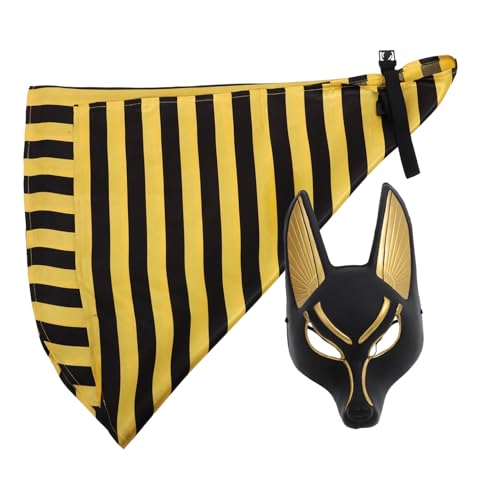 Cabilock 1 Set Maske Kopftuch Ägyptischen Halloween Cosplay Retro Party Maske Für Maskerade Cabilock 1 Set Maske Kopftuch Ägyptischen Halloween Cosplay Retro Party Maske Für Maskerade von Cabilock