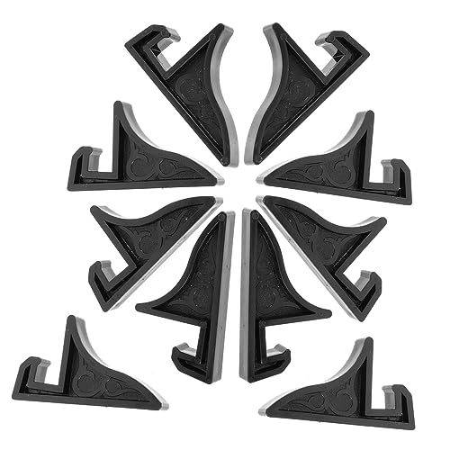 Cabilock 1 Satz Bilderrahmenhalter Zertifikatsockel Fotohalterständer Fotorahmenbasis Handyhalter Anzeigeunterstützung Plattenständer Bilderrahmen Halterung Staffeleien Black Plastik 10st Cabilock 1 Satz Bilderrahmenhalter Zertifikatsockel Fotohalterständer Fotorahmenbasis Handyhalter Anzeigeunterstützung Plattenständer Bilderrahmen Halterung Staffeleien Black Plastik 10st von Cabilock