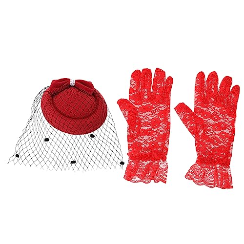Cabilock 1 Satz Cocktailhut Haarspangen Für Damen Brauthandschuhe Damen Stirnbänder Hüte Für Frauen Bucket Hats Damen Mini-haarspangen Kappe Bunte Partyhüte Melone Mesh-hut Rot Stoff Cabilock 1 Satz Cocktailhut Haarspangen Für Damen Brauthandschuhe Damen Stirnbänder Hüte Für Frauen Bucket Hats Damen Mini-haarspangen Kappe Bunte Partyhüte Melone Mesh-hut Rot Stoff von Cabilock