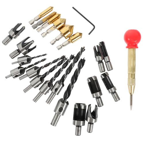 Cabilock 1 Satz Fendering -drill -kombinationsset Bausatz Schlüssel Stecker Versenken Holzbearbeitung Werkzeug Countersink Chamfer Debruring Drill Bit Senkbohrer-kit Senker-bits Stahl Cabilock 1 Satz Fendering -drill -kombinationsset Bausatz Schlüssel Stecker Versenken Holzbearbeitung Werkzeug Countersink Chamfer Debruring Drill Bit Senkbohrer-kit Senker-bits Stahl von Cabilock