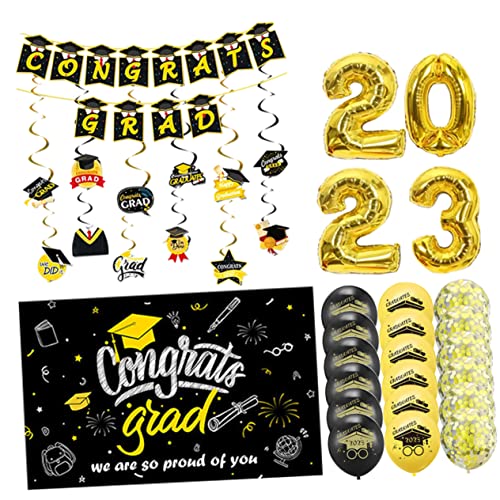 Cabilock 1 Satz Festivaldekoration Bausatz Ö aufdecken Pastell Braut Abschlussfeier Dekoration Luftballons für Abschlussfeier Banner zum Thema Abschluss Abschlussfeier Requisiten Emulsion von Cabilock