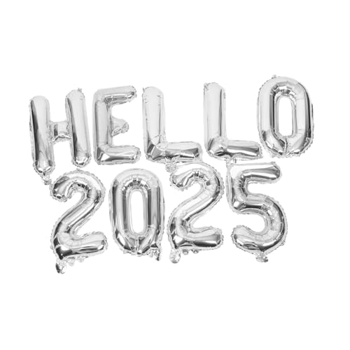 Cabilock 1 Satz Hello Teiliges Folienballons für Neujahrsfeier Dekorative Ballons für Partys Jubiläen und Graduierungen Langlebig und Reißfest Vielseitig Einsetzbar von Cabilock