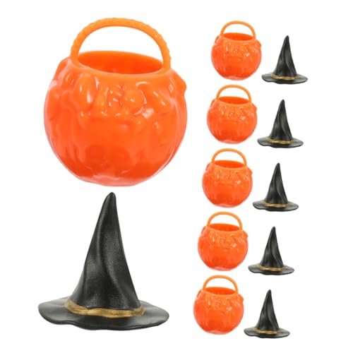 Cabilock 1 Satz Hexenhut für Halloween Dekoration Teiliges für Partys Puppenhaus und Garten Leuchtende Farben und Kreative Bastelideen Cabilock 1 Satz Hexenhut für Halloween Dekoration Teiliges für Partys Puppenhaus und Garten Leuchtende Farben und Kreative Bastelideen von Cabilock