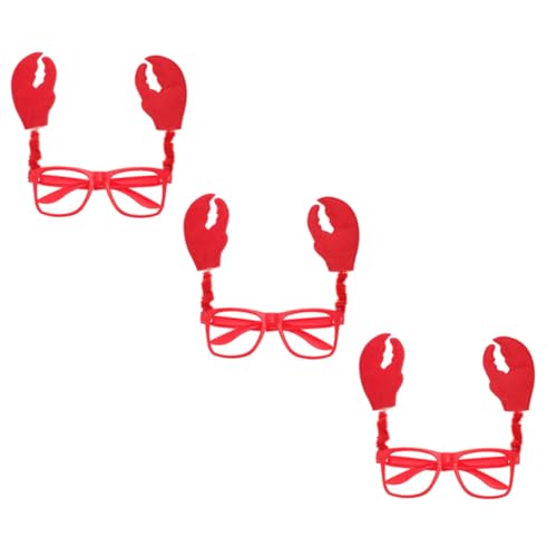 Cabilock 1 Satz Lustige Krabbenbrillen Dekorative Partybrille Für Unvergessliche Fotos Für Erwachsene Requisite Für Feiern Und Veranstaltungen 3 Stück von Cabilock