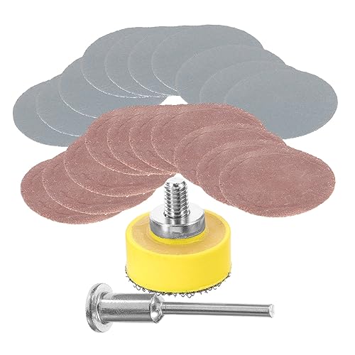 Cabilock 1 Satz Poliertes Und Mattes Papier Schleifen Discs Multitool-schleifpads Schleifpapier Stützteller Für Schleifscheiben Schleifteller Bohrschleifaufsätze Sandpapier von Cabilock