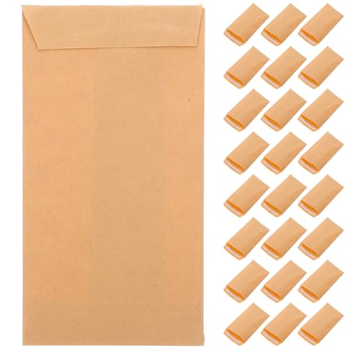 Cabilock 1 Satz Samenhülle Geld Bargeld Umschläge Sparen Bargeldfüllung Münzen Klein Mini-umschlag Geldumschlag Münzumschlag Kraftpapier 100 Stück von Cabilock