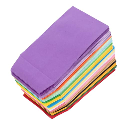 Cabilock 1 Satz Samenhülle Mini Mailing Verpackung Schulbedarf Winzig Umschläge Farbig Klein Pakete Liste Taschen Farbe Für Papieraufbewahrungsumschlag Kraftpapier 160 Stück von Cabilock
