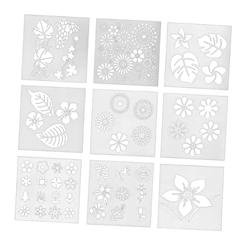 Cabilock 1 Satz Teiliges Blumiger Schablonen für Kreative Kuchen und Plätzchenformen Hochwertige Hohl Gestaltete Backformen für Diy Partys von Cabilock
