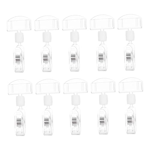 Cabilock 1 Satz Werbeclips Für Preisschilder Transparente Halterungen Für Supermärkte Einzelhandel Ausstellungen Einfache Handhabung Ohne Werkzeug Hochwertige Langlebige 10 Stück Cabilock 1 Satz Werbeclips Für Preisschilder Transparente Halterungen Für Supermärkte Einzelhandel Ausstellungen Einfache Handhabung Ohne Werkzeug Hochwertige Langlebige 10 Stück von Cabilock
