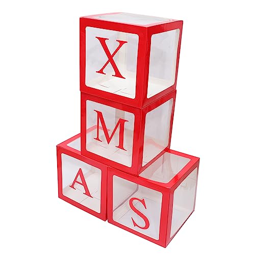 Cabilock 1 Satz Xmas Balloon Box Weihnachtsballonboxen für Festliche Partys Dekorativ und Vielseitig Einsetzbar für Weihnachtsfeiern und Festliche Anlässe von Cabilock