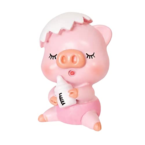 Cabilock 1 Stück Adorable Pig Cake Topper Kreative Dekoration für Geburtstagsfeiern Bezaubernder Design für Backen und Tischornament aus Hochwertigem Resin Gefertigt Cabilock 1 Stück Adorable Pig Cake Topper Kreative Dekoration für Geburtstagsfeiern Bezaubernder Design für Backen und Tischornament aus Hochwertigem Resin Gefertigt von Cabilock