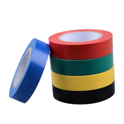 Cabilock 10 Rollen Isolierband Abdeckband rote und grüne Klebeband Vinylband von Cabilock