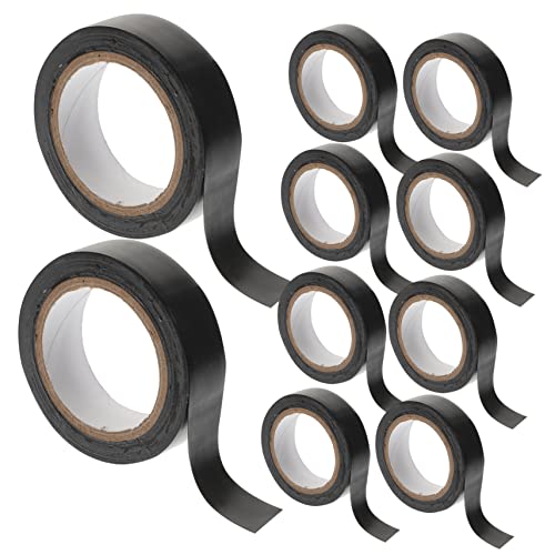 Cabilock 10 Rollen PVC Isolierband Elektrisches Klebeband für Innen Außenanwendungen Breit für Elektroarbeiten Reparaturen DIY Projekte von Cabilock