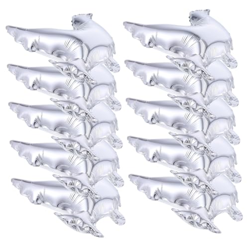 Cabilock 10 Stück Aluminium Folienballons Taubenform für Hochzeiten Jubiläen und Geburtstagsfeiern Dekoration für Feiertagsevents Cabilock 10 Stück Aluminium Folienballons Taubenform für Hochzeiten Jubiläen und Geburtstagsfeiern Dekoration für Feiertagsevents von Cabilock