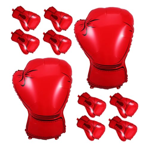 Cabilock 10 Stück Aluminiumfolie Boxhandschuh Luftballons Rot für Wrestling und Box-deko Jungen Geburtstag Party Sportfeier Gym Event Cabilock 10 Stück Aluminiumfolie Boxhandschuh Luftballons Rot für Wrestling und Box-deko Jungen Geburtstag Party Sportfeier Gym Event von Cabilock