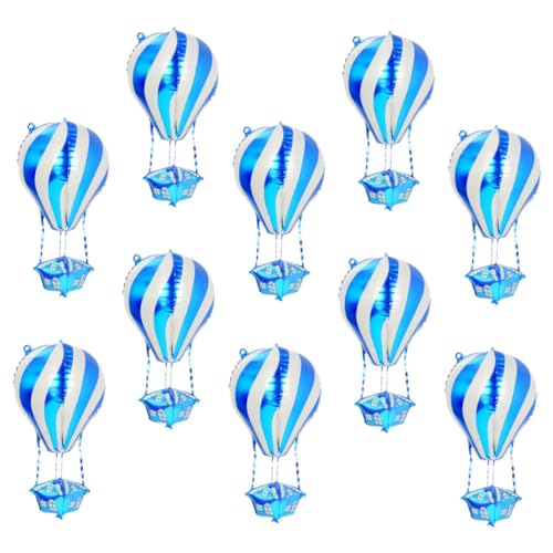 Cabilock 10 Stück Aluminiumfolienballons – Heißluftballons, Foto-requisite, Partygeschenk Für Weihnachten, Hochzeit, Geburtstag, Babyparty-dekoration Cabilock 10 Stück Aluminiumfolienballons – Heißluftballons, Foto-requisite, Partygeschenk Für Weihnachten, Hochzeit, Geburtstag, Babyparty-dekoration von Cabilock
