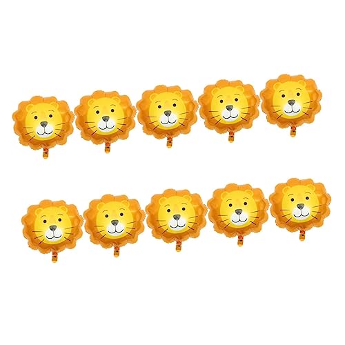 Cabilock 10 Stück Ballon in Tierform Gänseblümchen Ballons Löwenballons Zur Dekoration Tischballonständer-kit Konfetti Themenpartydekorationen Dekorationen Für Partyballons Aluminiumfolie von Cabilock