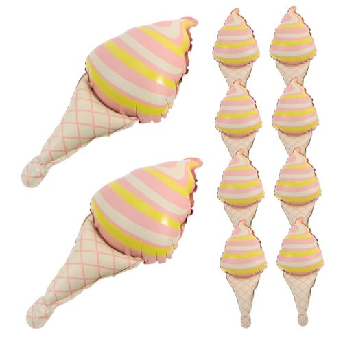 Cabilock 10 Stück Eiscreme Folienballons Geburtstagsdeko für Eiscreme Mottopartys Hochwertige Langlebige Luftballons für Festliche Anlässe und Feierlichkeiten Cabilock 10 Stück Eiscreme Folienballons Geburtstagsdeko für Eiscreme Mottopartys Hochwertige Langlebige Luftballons für Festliche Anlässe und Feierlichkeiten von Cabilock