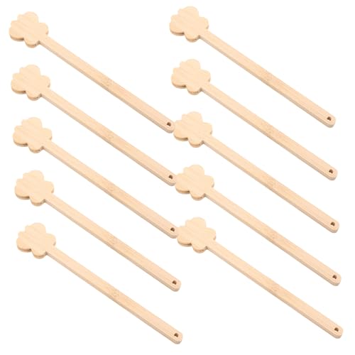 Cabilock 10 Stück Fan Griffe für Hochzeitsfans Handliche Diy Sticks für Kreative Hochzeitsgestaltungen für Personalisierte Designs und Dekorationen von Cabilock