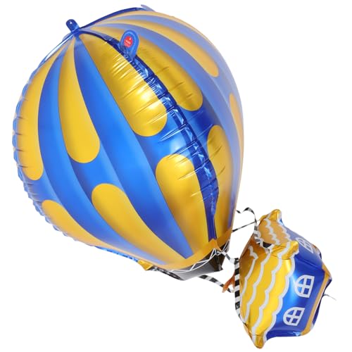 Cabilock 10 Stück Heißluftballon Aluminium Folienballons Dekoration für Hochzeiten und Geburtstagsfeiern Vielseitige Partydekorationen für Verschiedene Anlässe von Cabilock