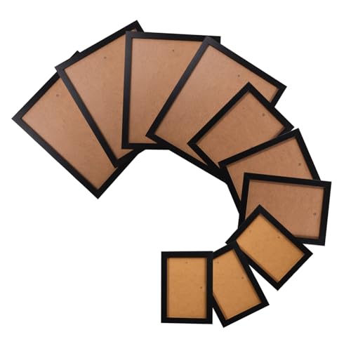 Cabilock 10 Stück Holz Bilderrahmen Teilig für Wanddekoration zu Montieren für Poster Kunstwerke und Erinnerungsfotos Design für Zuhause und Büro Cabilock 10 Stück Holz Bilderrahmen Teilig für Wanddekoration zu Montieren für Poster Kunstwerke und Erinnerungsfotos Design für Zuhause und Büro von Cabilock