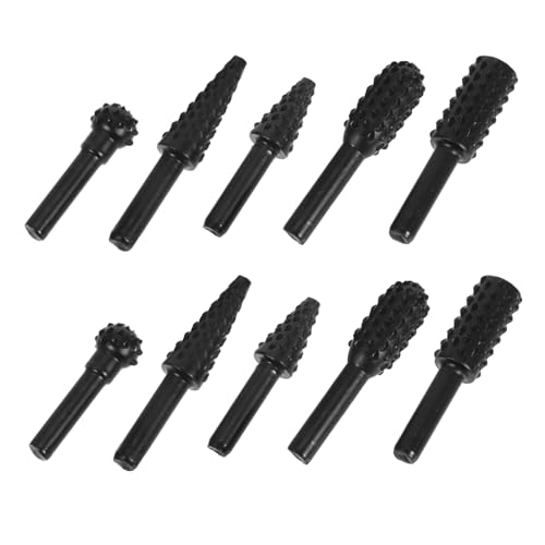 Cabilock 10 Stück Holzbearbeitungsdatei Rotationsfeile Schnitzwerkzeuge Holzbearbeitung Holzschnitzwerkzeuge Feilen Für Die Metallbearbeitung Holzformer Gravierwerkzeuge Stahl Black Cabilock 10 Stück Holzbearbeitungsdatei Rotationsfeile Schnitzwerkzeuge Holzbearbeitung Holzschnitzwerkzeuge Feilen Für Die Metallbearbeitung Holzformer Gravierwerkzeuge Stahl Black von Cabilock