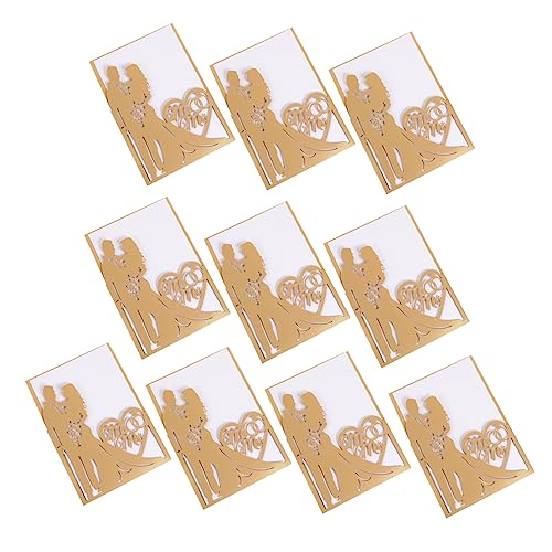 Cabilock 10 Stück Kreative Hochzeitseinladungskarten aus Papier Eleganter Umschlag für Hochzeiten Babypartys Geburtstagsfeiern und nicht Verblassend und Robust Cabilock 10 Stück Kreative Hochzeitseinladungskarten aus Papier Eleganter Umschlag für Hochzeiten Babypartys Geburtstagsfeiern und nicht Verblassend und Robust von Cabilock