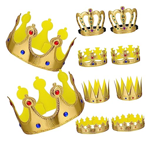 Cabilock 10 Stück Kronen Maskenball Dekorationen Für Kinder Zum Anziehen Tiaras Prinzessinnen Partyzubehör Tiara Für Kinder Kostüme Prinzessinnen Kuchendekorationen Abschlussball Cabilock 10 Stück Kronen Maskenball Dekorationen Für Kinder Zum Anziehen Tiaras Prinzessinnen Partyzubehör Tiara Für Kinder Kostüme Prinzessinnen Kuchendekorationen Abschlussball von Cabilock